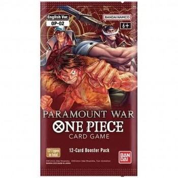 One Piece (OP 02) Paramount War Booster žaidimo pakuotė (12 kortų)